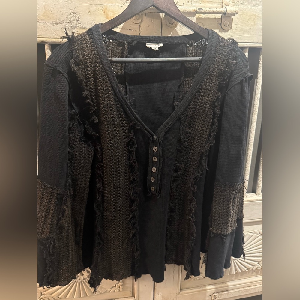 POL Brown/Black Sweater